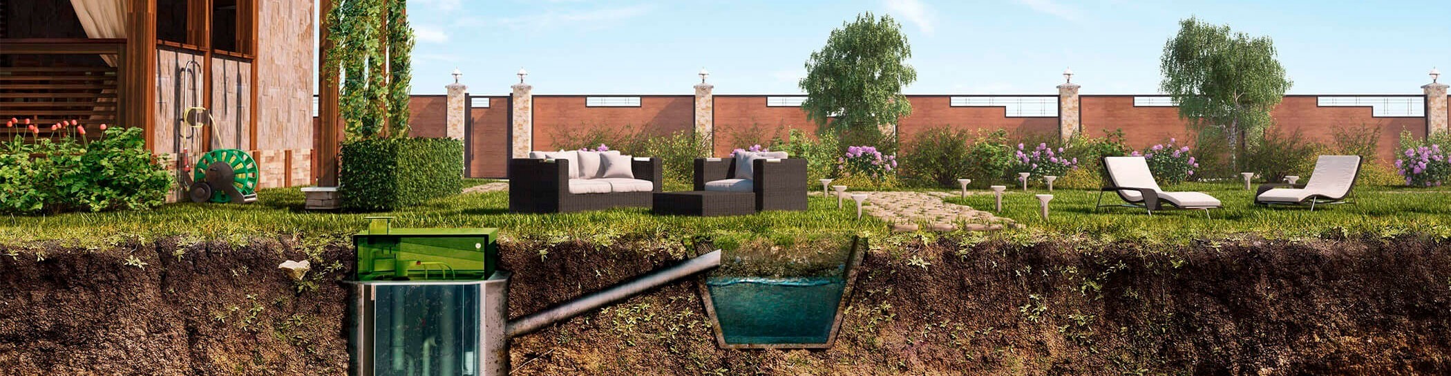 Септик Топас 15 Лонг УС принудительный